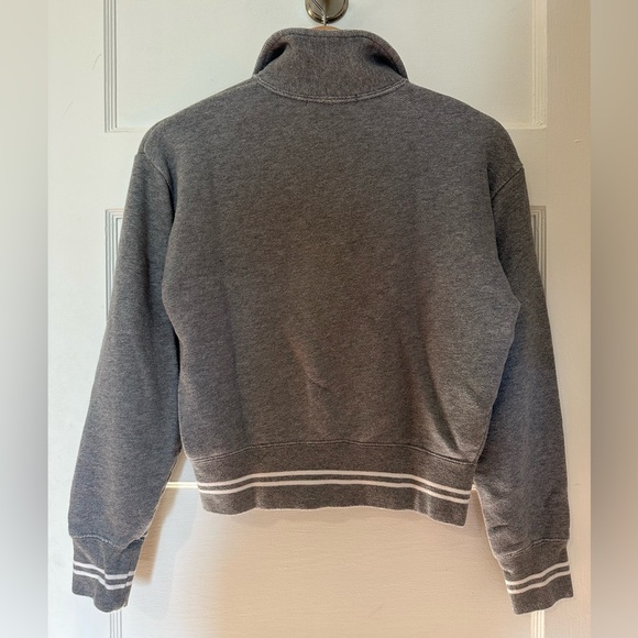 Uniqlo Ines De La Fressange 1/4 Zip Grey Sweatshirt - Picture 5 of 17